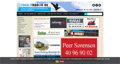 Desktop Screenshot of lokaltindblik.dk