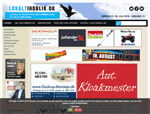 Tablet Screenshot of lokaltindblik.dk